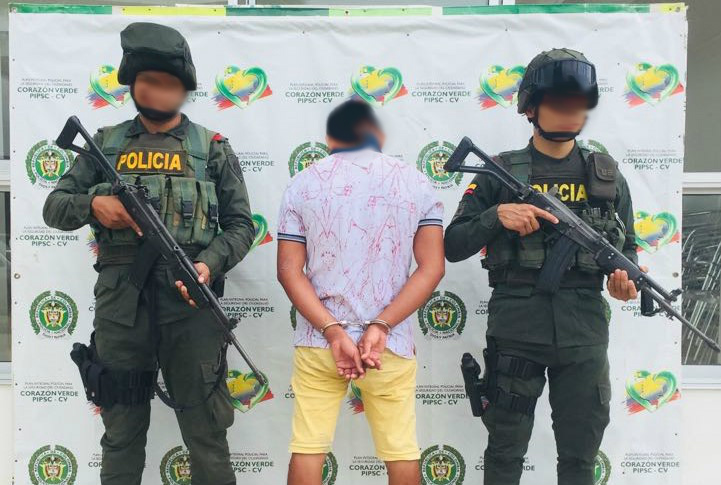 Captura de una persona conocida como “pateloro”, por el delito de rebelión.
