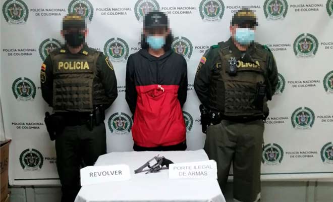 capturado porte arma de fuego doce de octubre