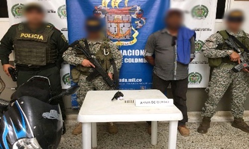 Fueron incautadas dos armas de fuego tipo revolver y una escopeta