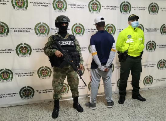 Capturamos a ‘el costeño’ integrante de grupo delincuencial organizado de Itagüí