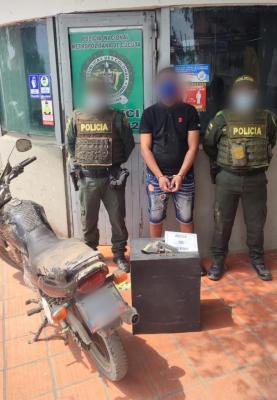 Capturado “CHOCORRAMO” por el delito de tráfico, fabricación o porte de armas de fuego, accesorios, partes o municiones.