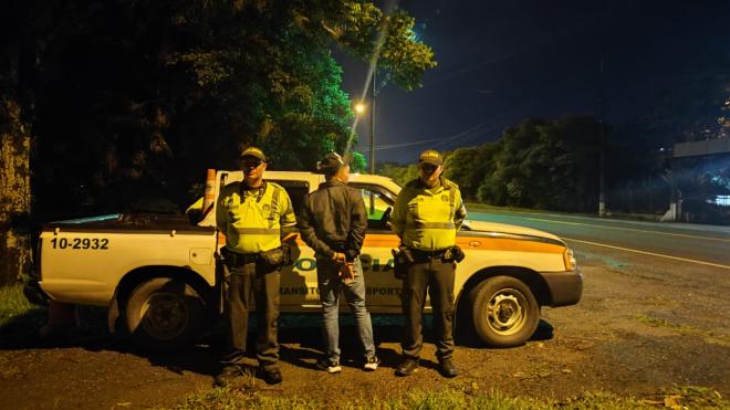 Capturado en flagrancia una persona por tráfico, fabricación o porte de estupefacientes 