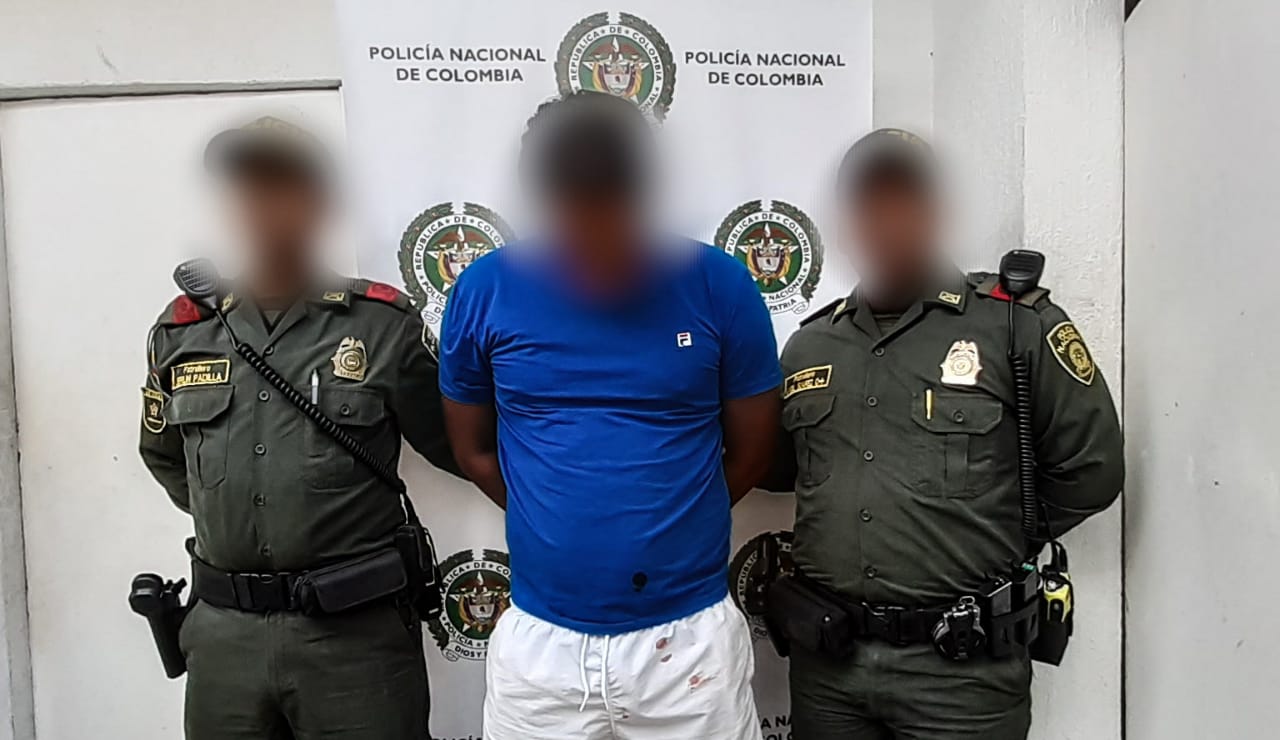 Capturado por el delito de violencia contra servidor publico en concurso con lesiones personales