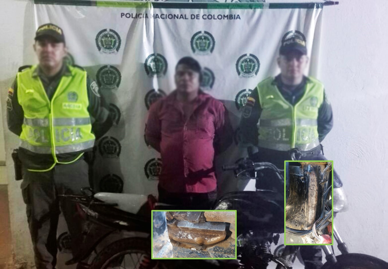 capturado-falsedad marcaria-MNVCC-cuadrante-alteración numero de chasis-adulteración numeración motocicleta-cerro san antonio-magdalena