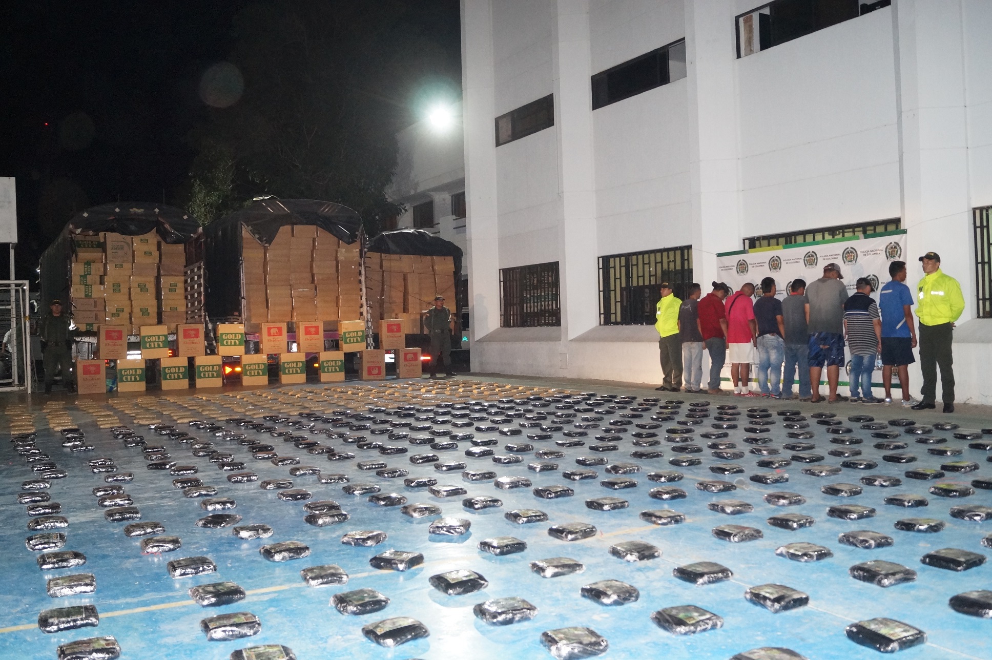 Ofensiva contra el narcotráfico permite incautar media tonelada de marihuana