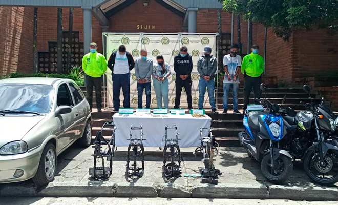 capturados por hurto de autos y motocicletas