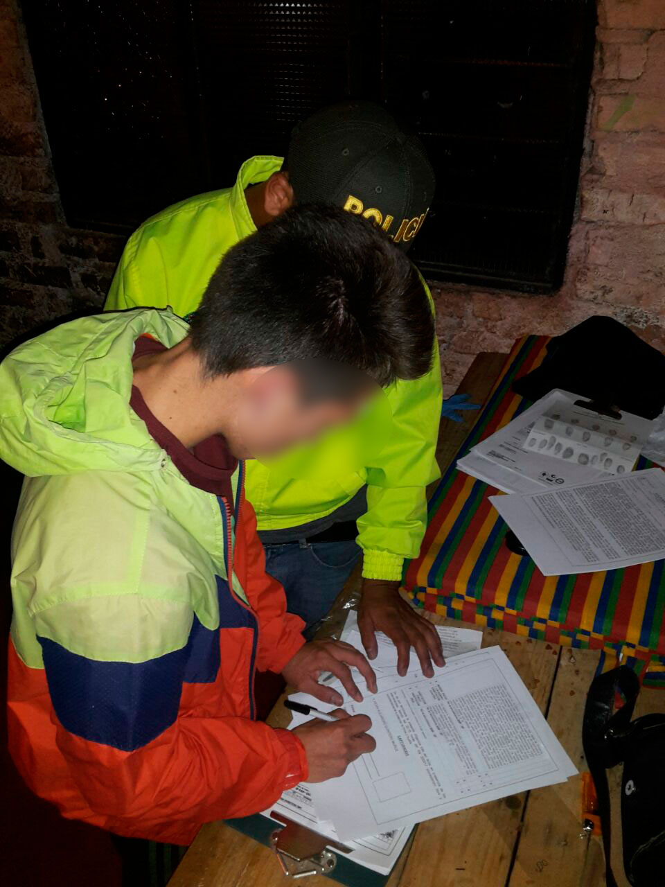 El operativo fue realizado en una vivienda del barrio Los Braceros