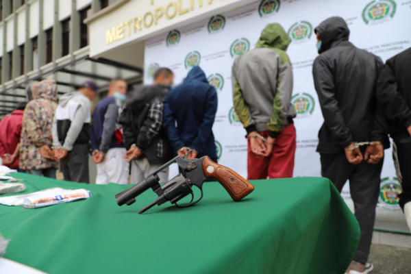 Capturadas 16 personas señaladas de distribuir sustancias estupefacientes en la comuna diez de Manizales 
