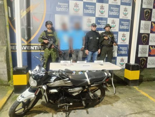 Dos personas capturadas por el delito de extorsión en Buenaventura