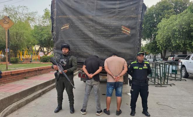 Dos capturados y un camión inmovilizado por transporte de hidrocarburo ilegal.