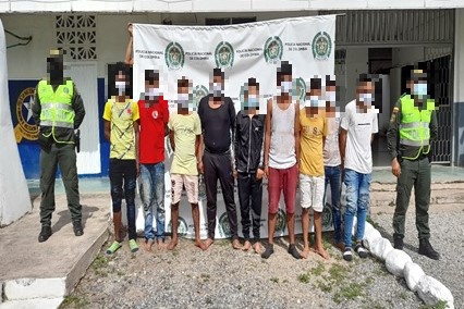 Capturamos nueve personas por participar de actos vandálicos y daños en bien ajeno