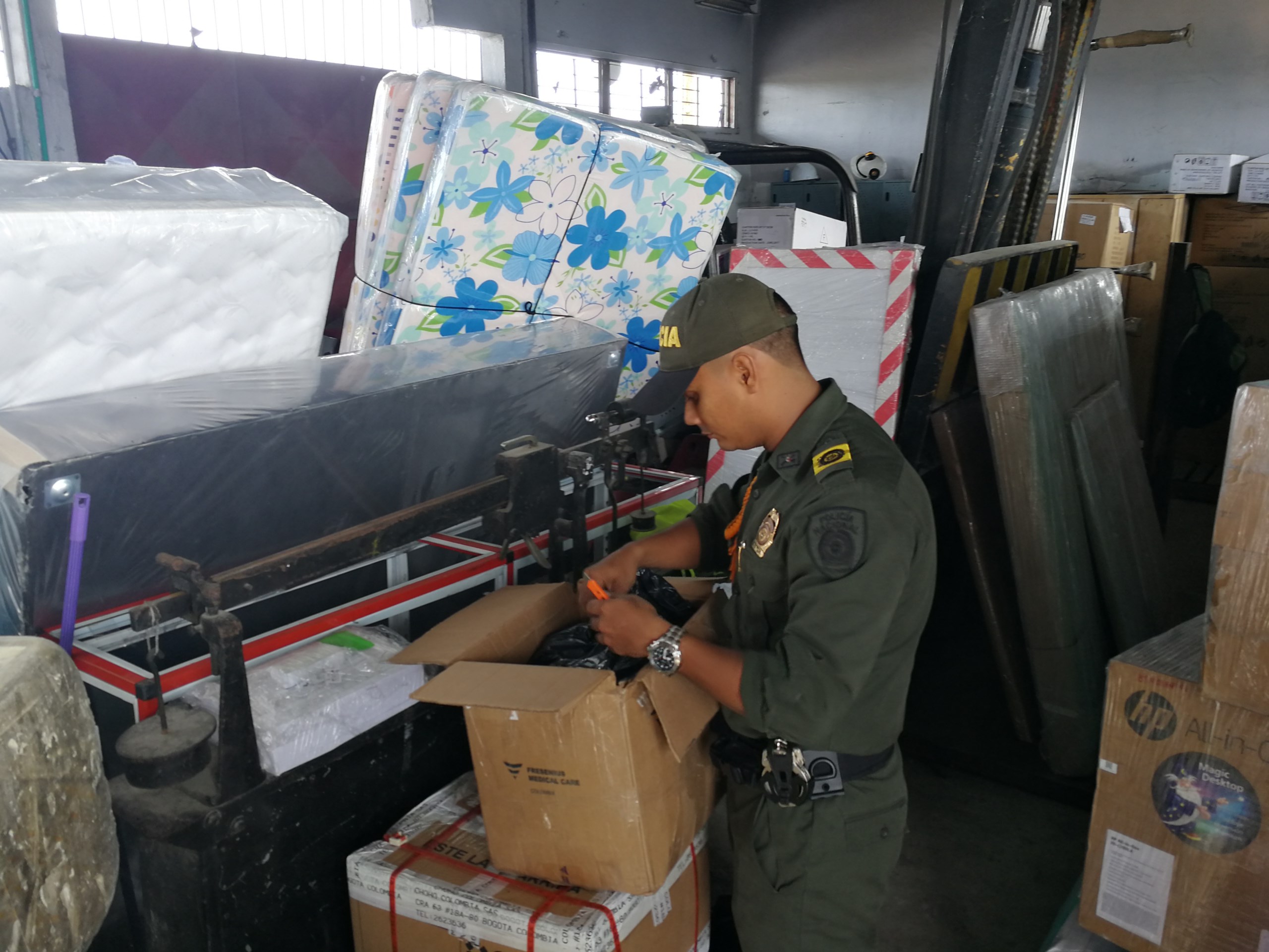 narcótico fue enviado como encomienda 