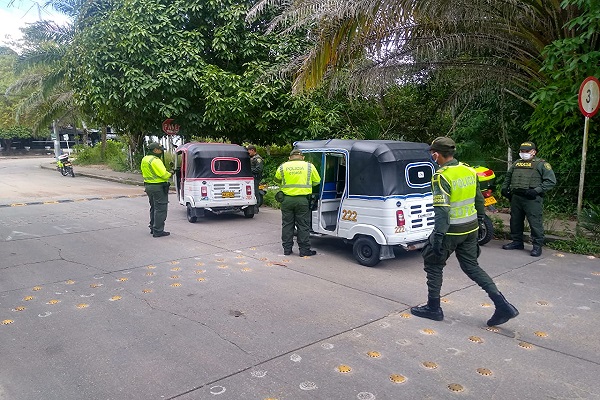 Controles por Covid19 en Inirida