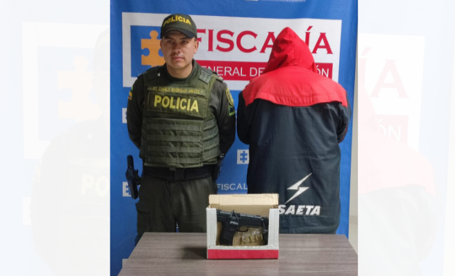 portaba un arma de fuego, fue detenido 