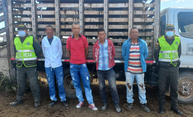 POLICÍA SIGUE CONTUNDENTE CONTRA EL ABIGEATO EN EL SUR DEL MAGDALENA