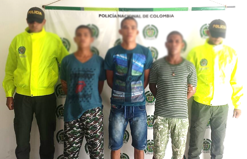 desarticulación banda delincuencial-los hachas-aracataca-sijin-magdalena-hurtos a comercio-hurto a persona-hurto a residencias