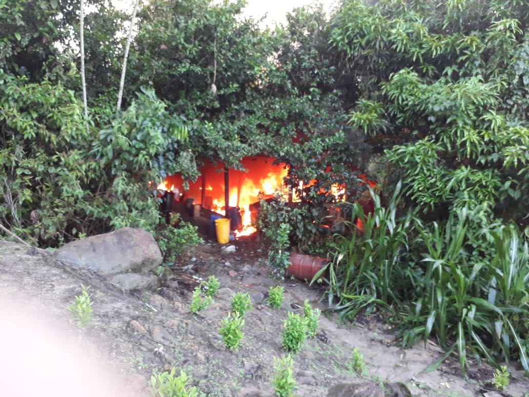 Destruidos-ocho-laboratorios-para-el-procesamiento-de-cocaína