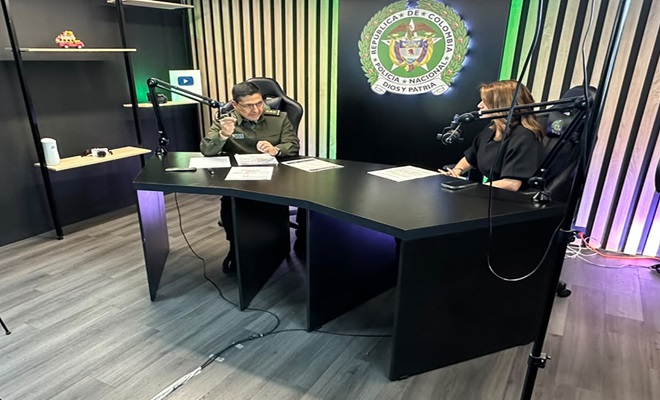 Imagen Director General de la Policía Nacional en entrevista