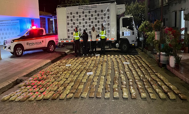 Golpe al narcotr&aacute;fico: dos hombres capturados, con m&aacute;s de 490 kilos de marihuana