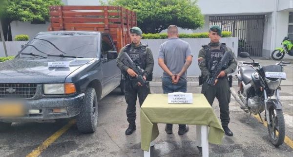 Capturado un hombre señalado de hurtar una camioneta y agredir a su propietario en Bugalagrande