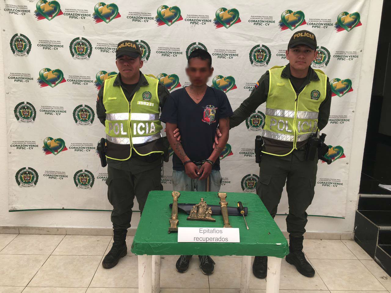 Cayó profanador de tumbas en Sibundoy. 