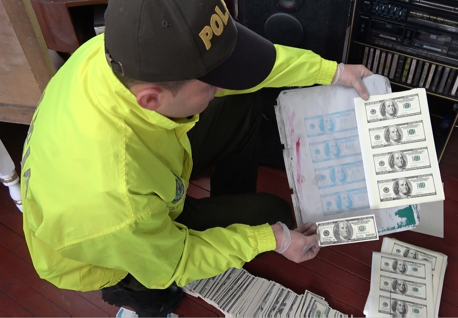 Operación contra la falsificación de moneda