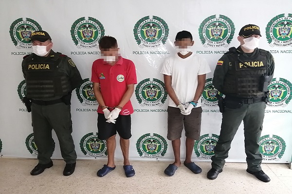 capturados en Guanía 