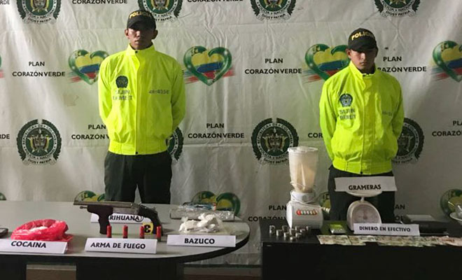 En-el Meta-la Policía Nacional-propina-golpe-al-tráfico local-de-estupefacientes