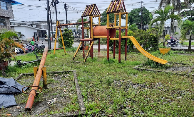 Gracias al apoyo de la comunidad recuperamos el parque Santa Ana de Quibdó