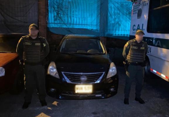 Incautación de un vehículo en el barrio San Fernando