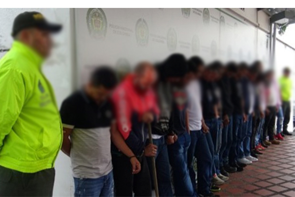 Operativo contra grupo delincuencial  'los registradores'