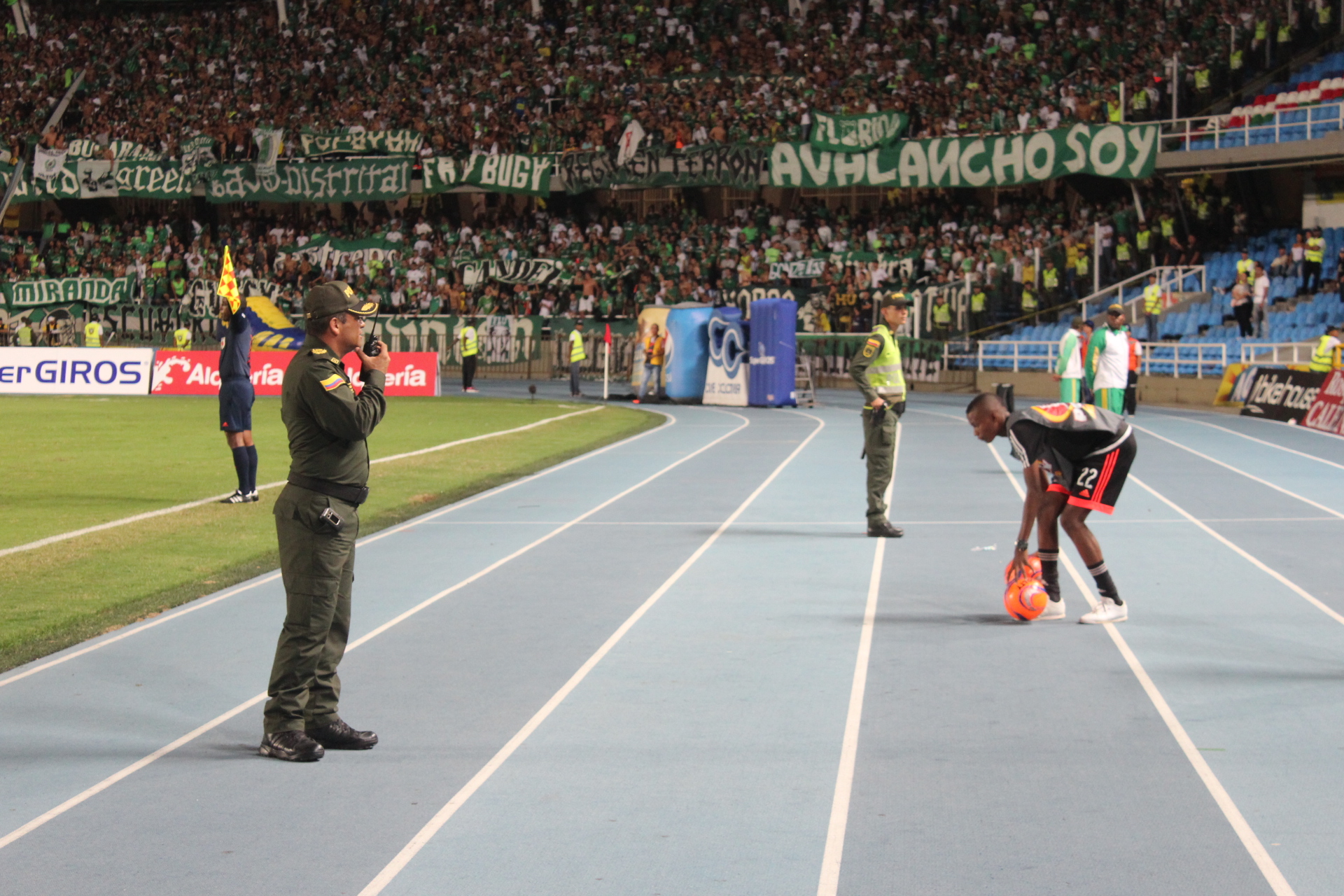 Medidas de seguridad para encuentro futbolístico en Cali