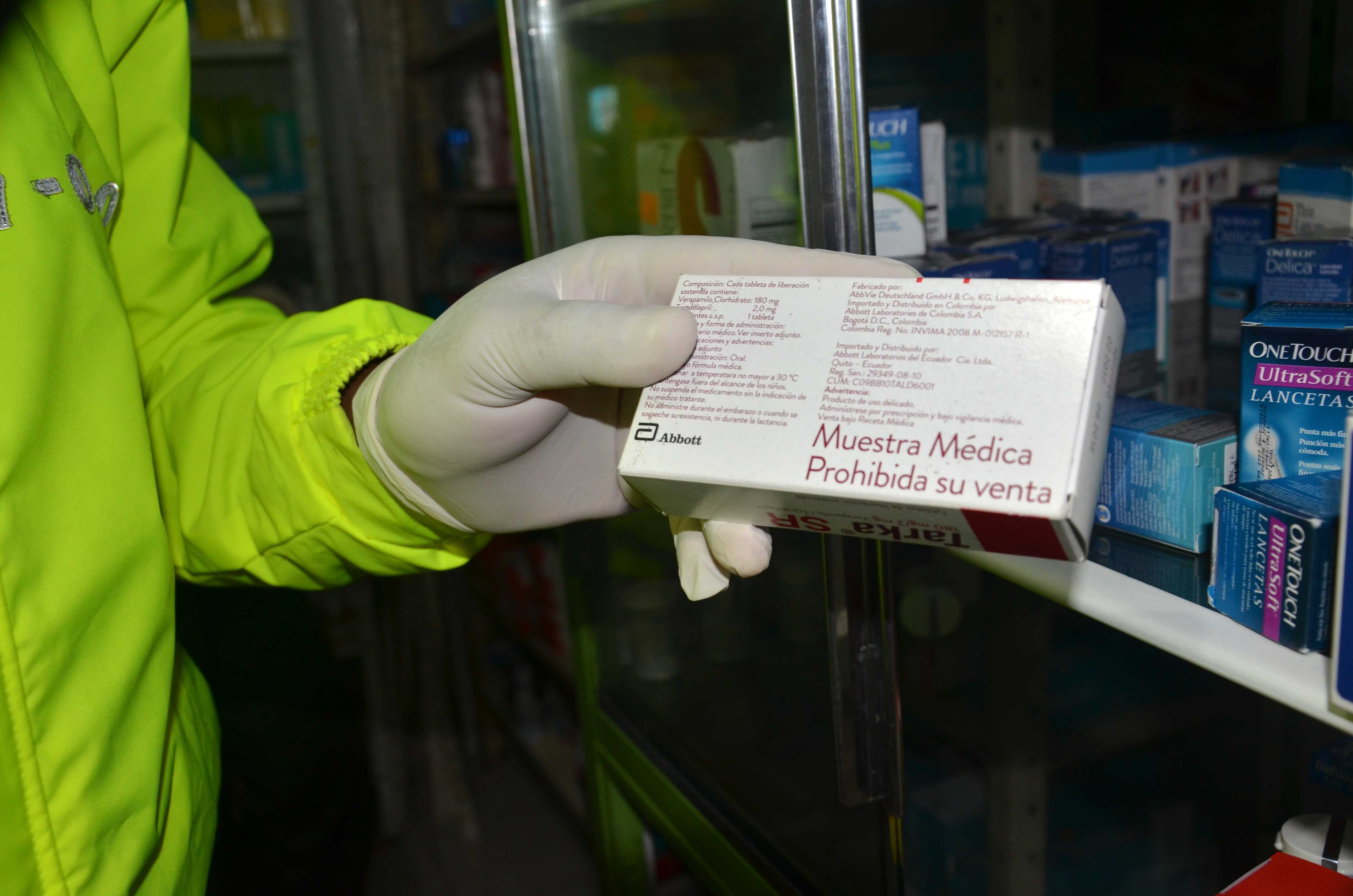Policía se incauta de más de 11 mil medicamentos de uso restringido