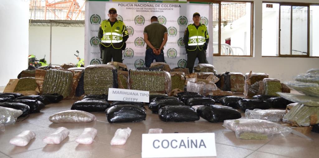La droga provenía del Departamento del Cauca