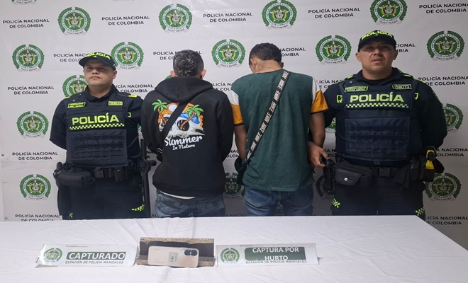 Dos Policías, Dos capturados y elementos incautados