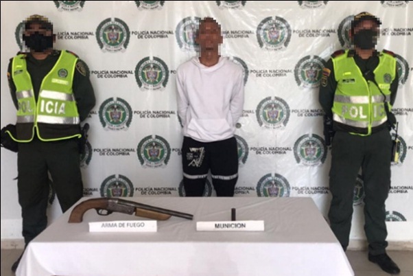 La oportuna información de la comunidad permitió la captura de un hombre armado 