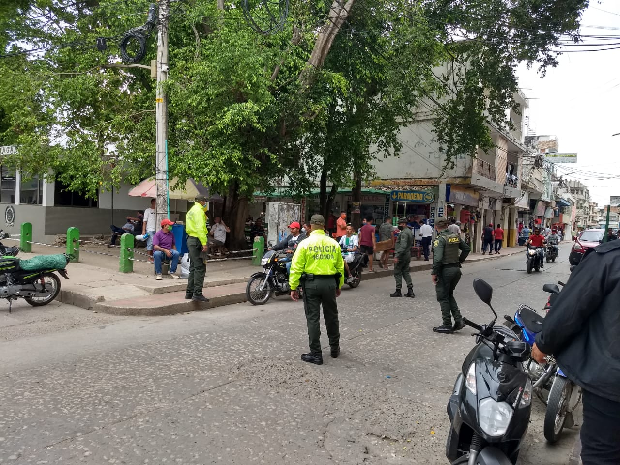 Control para el cumplimiento de las medidas sanitarias