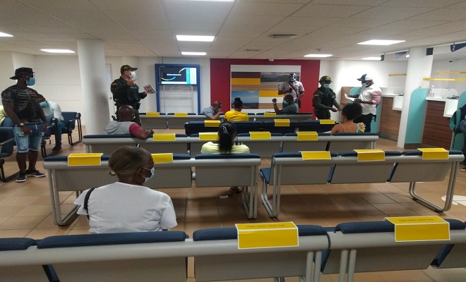 La policía en él Chocó continúa trabajando para contener el covid-19