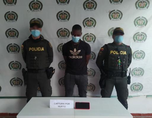 Lo capturamos por hurto en Quibdó