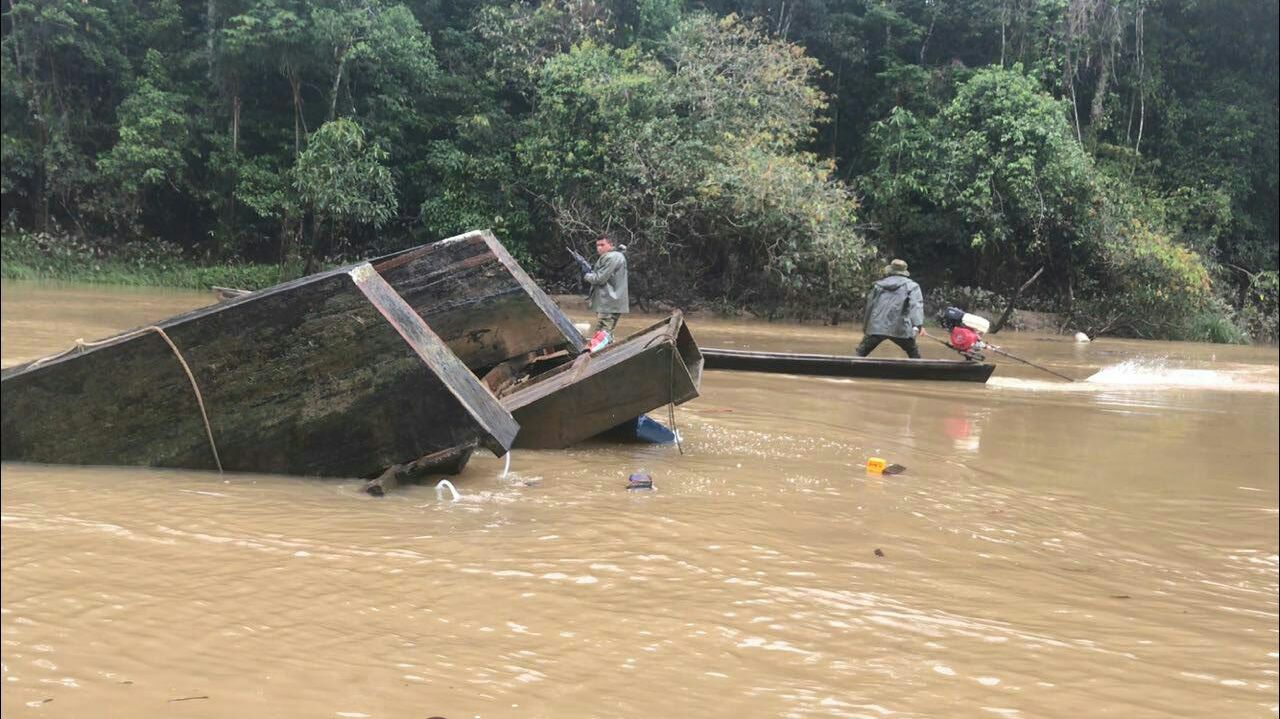 Incautación de balsas