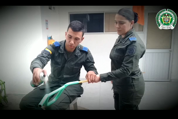 Un poco de pintura, tiempo y mucho amor, llevan alegría a este gran guerrero.