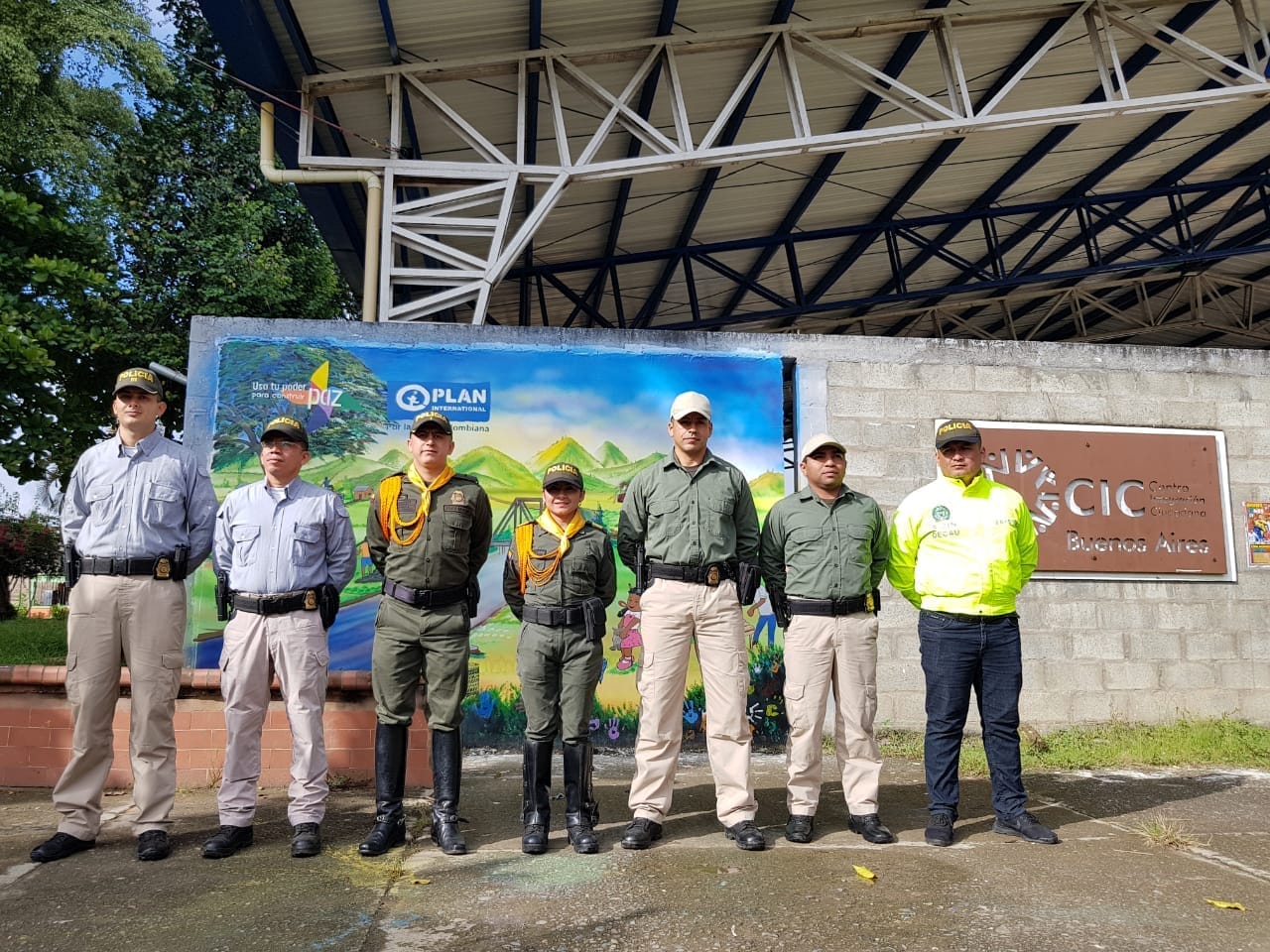Policía UNIPEP listos para la carrera por la paz