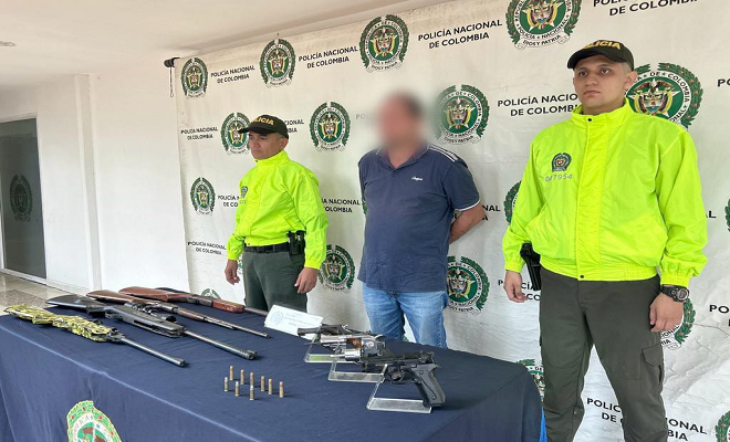 Captura de un hombre de 45 años de edad conocido como “Charria”