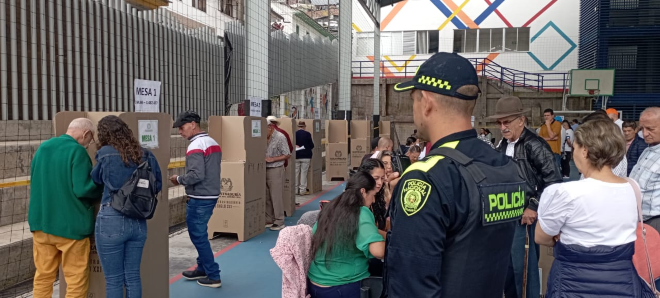 Policía presentó balance al cierre del plan electoral 2023 “Colombia vota segura” en el Departamento de Caldas