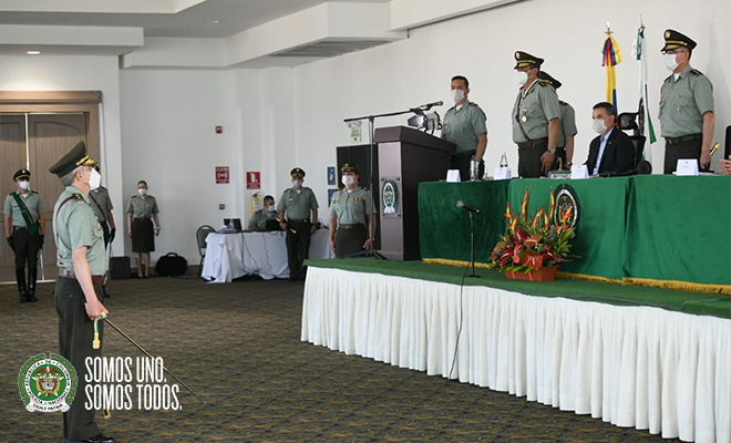 presentación ante el director policía nacional