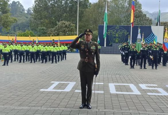 El señor coronel John Carlos Rojas Rincón, asume como comandante en Manizales