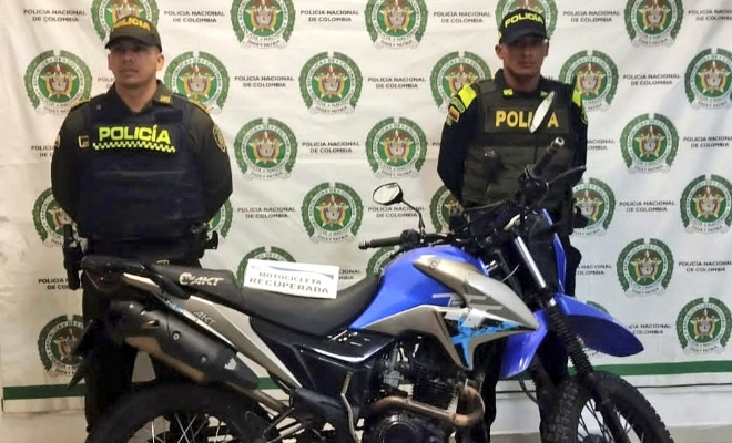 Recuperación de motocicleta en Arjona