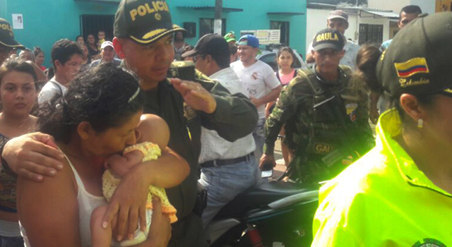 La Policía Nacional-devolvió al seno de su hogar a Naxly Eliana-Meta