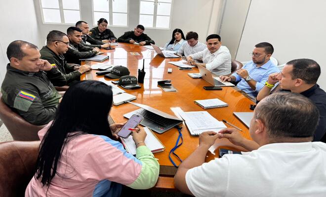 Reunión de entidades político administrativas en el marco del comité civil de convivencia, orientada a la articulación interinstitucional para fortalecer la convivencia ciudadana.