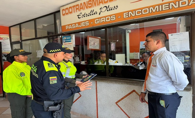 Campaña de prevención y sensibilización en terminal de transporte 